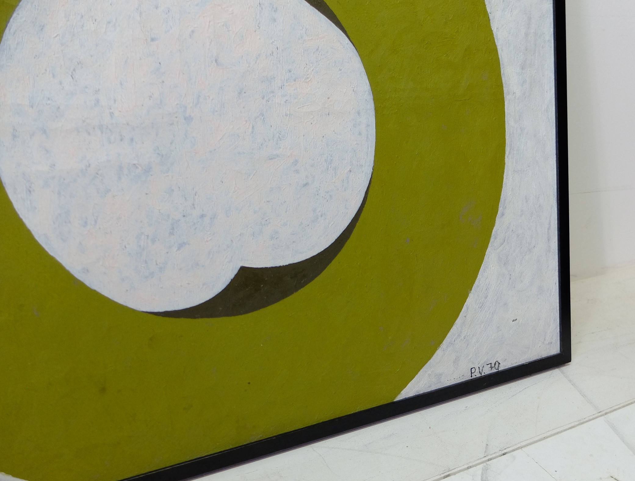 Pauli Vuorisalo (1944-2017) , Technique Mixte Sur Toile De 1970 - Image 4