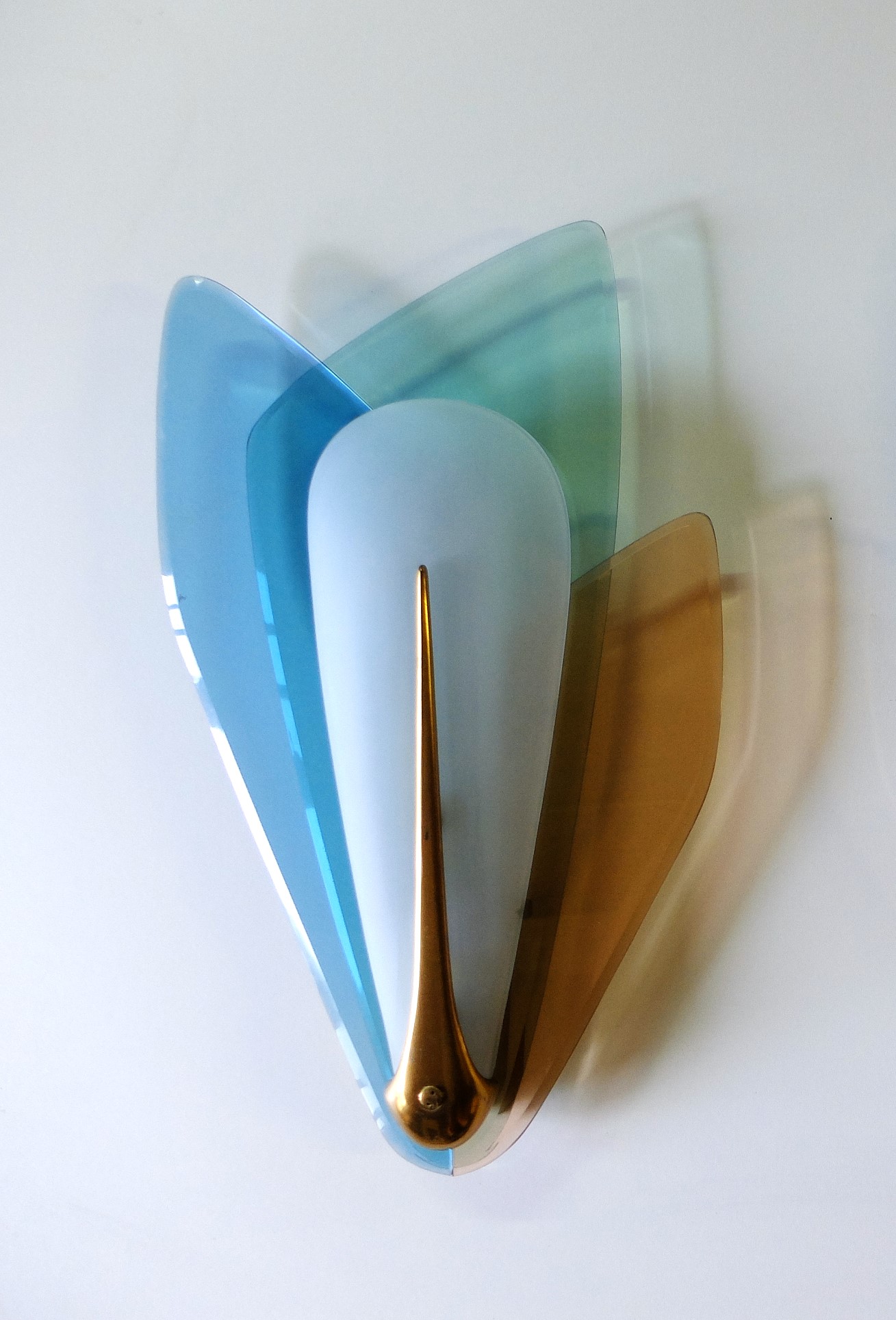 Max Ingrand (1908-1969) paire appliques vers 1955, Fontana Arte - Image 4
