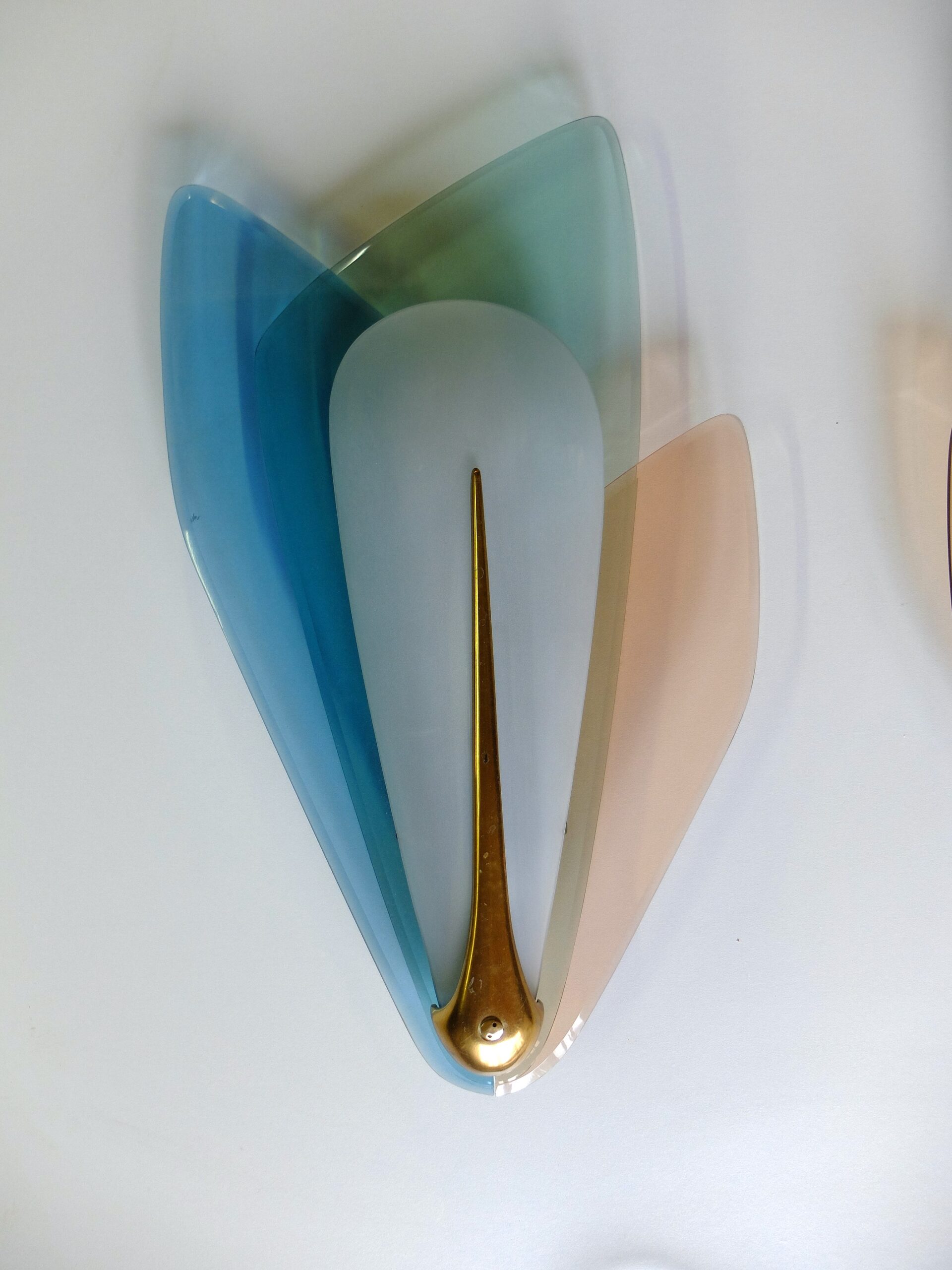 Max Ingrand (1908-1969) paire appliques vers 1955, Fontana Arte - Image 5