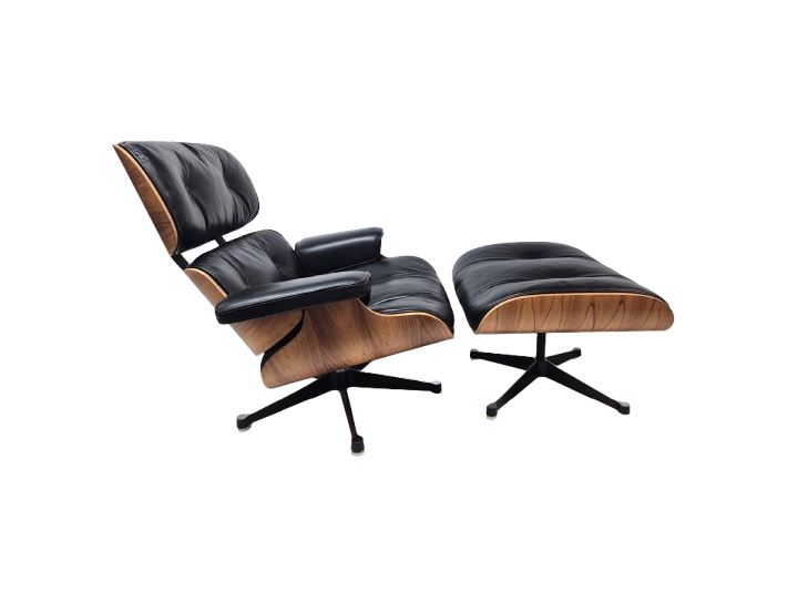 Lounge Chair Eames En Palissandre, en parfait état! Mobilier international