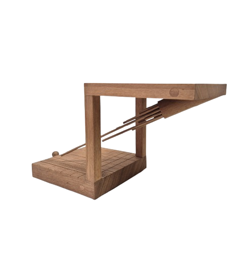 Nissim Merkado (1935), sculpture en bois vers 1975. - Image 7