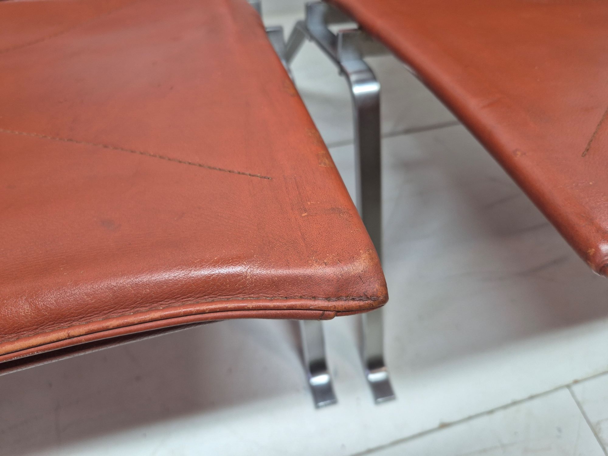 Poul Kjaerholm (1929-1980) paire de Chauffeuses PK22, Kold Christensen - Image 12